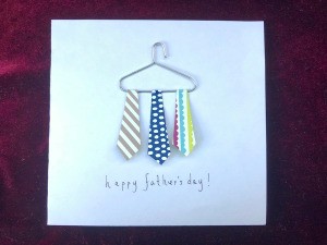 Dad's Neckties Card - finished card